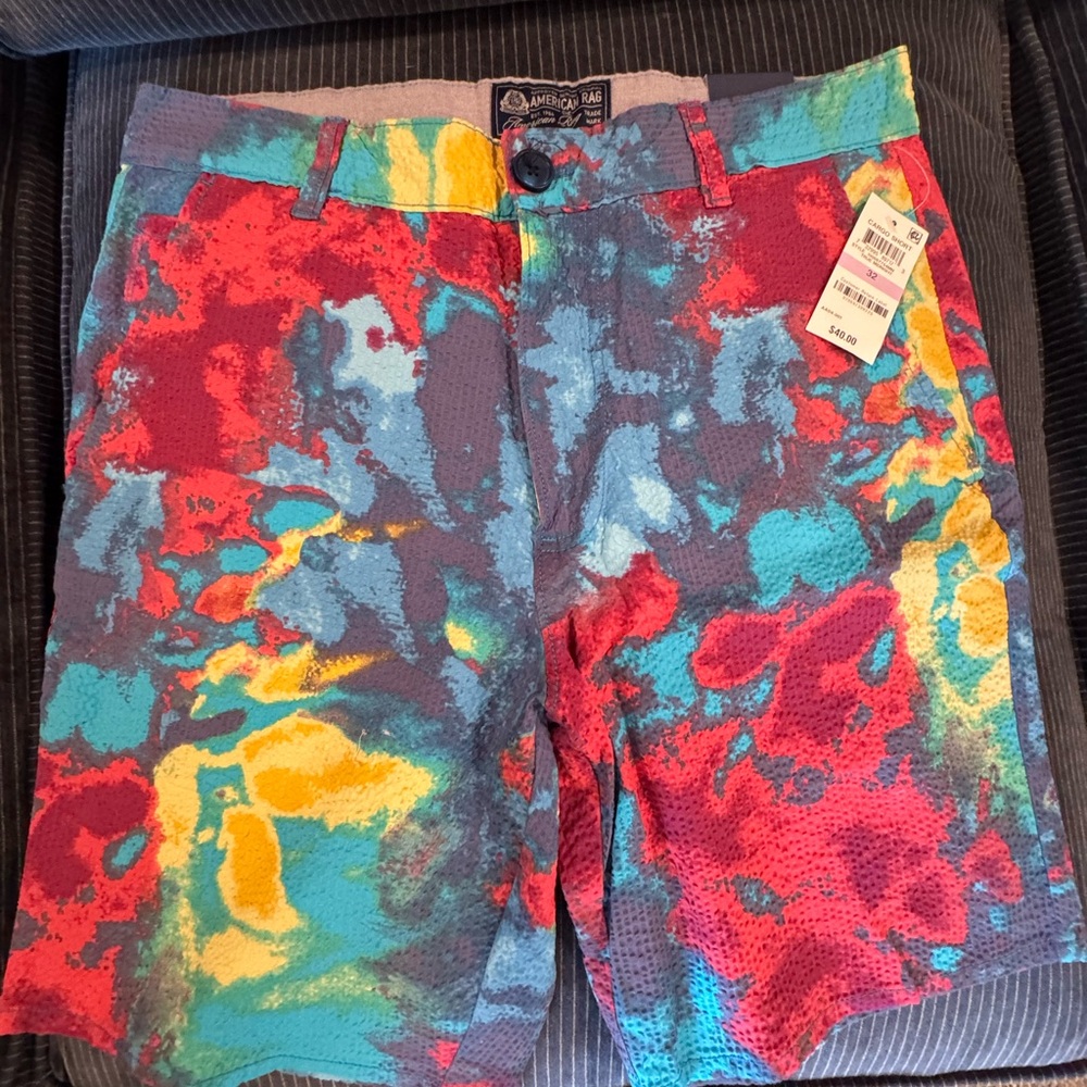 American Rag Multicolor Tie-Dye Board Shorts